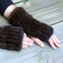 Fingerless Gloves Women, Real Mink Mittens, Fingerless Mittens, Warm Fur Gloves, Fur Accessories, Mink Hand Warmers, Gift For Mother's Day