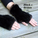Fingerless Gloves Women, Real Mink Mittens, Fingerless Mittens, Warm Fur Gloves, Fur Accessories, Mink Hand Warmers, Gift For Mother's Day