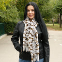 Real Fur Scarf Woman, Oversized Rex Rabbit Fur Scarf, Winter Soft Knit Scarf, Scarf Shawl Stole, Fluffy Warm Scarf Wrap, Neck Warmer for Her