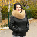 Beige Fox Fur Collar, Furry Scarf Wrap, Warm Winter Collar, Detachable Collar For Her, Furry Accessories, Real Fox Fur Collar, Gift For Wife