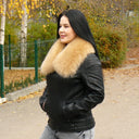 Beige Fox Fur Collar, Furry Scarf Wrap, Warm Winter Collar, Detachable Collar For Her, Furry Accessories, Real Fox Fur Collar, Gift For Wife