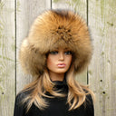 Oversized raccoon trapper hat women, Fluffy aviator hat, Fur bomber hat, Leather trapper hat, Big fur hat, Fuzzy Ushanka, Warm Gift For Mom