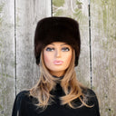 Brown Mink Fur Hat Women, Winter Real Fur Hat, Woman Fur Accessory, Real Mink Fur Hat For Women, Fluffy Ladies Fur Hats, Gift For Grandma