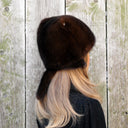 Brown Mink Fur Hat Women, Winter Real Fur Hat, Woman Fur Accessory, Real Mink Fur Hat For Women, Fluffy Ladies Fur Hats, Gift For Grandma