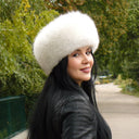 Fluffy Soft Headband for Women, White Fur Head Wrap for Women, Fox Fur Headwarmer, Winter Headwear, Fur Accessories, Perfect Gift for Wife