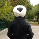 Fluffy Soft Headband for Women, White Fur Head Wrap for Women, Fox Fur Headwarmer, Winter Headwear, Fur Accessories, Perfect Gift for Wife