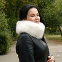 Fluffy Soft Headband for Women, White Fur Head Wrap for Women, Fox Fur Headwarmer, Winter Headwear, Fur Accessories, Perfect Gift for Wife