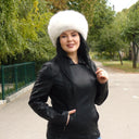 Fluffy Soft Headband for Women, White Fur Head Wrap for Women, Fox Fur Headwarmer, Winter Headwear, Fur Accessories, Perfect Gift for Wife