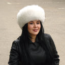 Fluffy Soft Headband for Women, White Fur Head Wrap for Women, Fox Fur Headwarmer, Winter Headwear, Fur Accessories, Perfect Gift for Wife