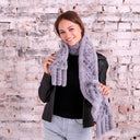 Luxurious White Rabbit Fur Scarf, Oversized Fluffy Winter Neck Warmer, Soft Fuzzy Scarf and Fingerless Mittens Set, Fluffy Accessory