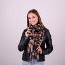 Real Fur Scarf, Chunky Knit Scarf, Winter Fur Scarf, Fuzzy Warm Neck Wrap, Rabbit Fur, Soft Scarves, Mom Gift, Mother's Day Gift for Grandma