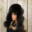 Dark Brown Arctic Fox Fur Hat, Soft Fluffy Winter Hat, Fur Ushanka, Warm Bomber Hat for Women, Cozy Aviator Hat, Birthday Gift for Sister
