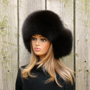 Dark Brown Arctic Fox Fur Hat, Soft Fluffy Winter Hat, Fur Ushanka, Warm Bomber Hat for Women, Fur Aviator Hat, Birthday Gift for Girlfriend