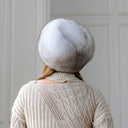 Luxury Real Fox Fur Hat for Women, Winter Fur Cap, Genuine White Fox Hat, Warm & Stylish Headwear, Fuzzy Hat For Her, Fluffy Kubanka Hat