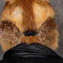 Luxury Red Fox Fur Ushanka Hat, Unisex Trapper Hat, Winter Warm Aviator Hat, Genuine Fur Hat for Men and Women, Real Fox Fur Bomber Hat