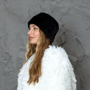 Mink Fur Winter Set, Womens Real Fur Headband With Fingerless Mittens, Fur Headband Scarf, Ear & Neck Warmer, Cozy Gift Set For Sister