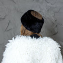 Mink Fur Winter Set, Womens Real Fur Headband With Fingerless Mittens, Fur Headband Scarf, Ear & Neck Warmer, Cozy Gift Set For Sister