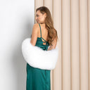 Elegant White Fox Fur Shawl, Real Fur Bridal Wrap, Luxury Wedding Stole for Bride, Evening Shoulder Wrap, Fuzzy Shawl Cape, Fur Accessories