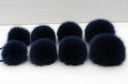 Blue fur pom pom, Real fox fur pompom for hat, Detachable pompoms, Fluffy fur ball, Fluffy pompom, real fur pom-pom, Fur accessories