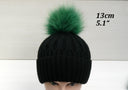 Green fox fur pompom, Real fur pom pom for hat, Fluffly pom pom, Detachable pompom, Fur pompom ball, Fur accessories, Furry balls