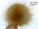 Real Fur Pom Pom for Hat, Fox Fur Pompoms, Furry Ball for Hat, Hat Decoration, Fluffy Bobbles, Fuzzy Bommel, Detachable Fox Fur Pompom Decor