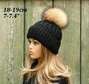 Fur pom pom Raccoon fur pompom Fur accessories Natural color fur raccoon Real fur Pompom hat Large pompoms Detachable pompom Fluffy pom pom