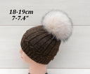 Cream Fur Pom Pom for Hat, Raccoon Fur Pompom, Knitted Hat Pom Pon, Furry Pompom, Removable Fluffy Pompon, Craft Accessory, Fuzzy Bommel