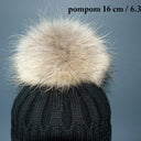 Brown pom poms for hat, Raccoon fur pompom, Tie on fur pom pom, Removable fluffy bommel, Craft supply, Detachable raccoon fuzzy pompon