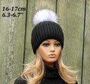Silver Fur Pom Pom, Real Fur Pompom for Hat, Fluffy Fur Ball Gray, Fox Fur Pom Pom, Fuzzy Pompom for Hat, Puff Bommel, Genuine Fur Pompom