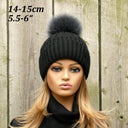 Arctic Fox Fur Pom Pom, Detachable Fluffy Pompom, Dark Fur Hat Pom Pom, Fuzzy Beanie Fur Ball, Fur Accessories For Hat, DIY Craft Supplies