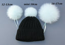 Real Fox Fur Pompom, Mint Fur Pompom For Hat, Detachable Pompom, Winter Hats Pom Pom, Fluffy Pompom, Fox Pom Pom, Furry Pompom For Kids Hat