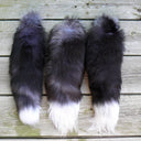 Real Fox Fur Tail, Fox Tail for Crafting, Large Fur Tail Keychain, Fluffy Bag Charm, Fur Keyring, Fuzzy Bag Accessories, Furry Purse Charm
