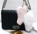 Rabbit Foot Keychain, Furry Paws Keychain, Handbag Charm, Oddity Keychain, Good Luck Purse Charm, Fur Pompom Key Fob, Handbag Accessories