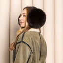 Fur Earmuffs Women, Real Fox Fur Ear Muffs, Brown Furry Earmuffs, Warm Fur Accessories, Fluffy Ear Warmer, Gift for Wife or Girlfriend