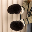 White Fur Ear Muffs Women, Real Fox Fur Earmuffs, Winter Ear Warmers, Warm Fluffy Ear Muffs, Fashion Fur Accessories, Teenage Girl Gifts