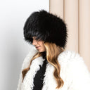 Black Raccoon Fur Kubanka Hat, Women Winter Hat, Fashion Winter Accessories, Warm Headwear, Premium Saga Fur Hat, Fashion Fur Hat for Her
