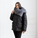 Premium Silver Fox Fur Collar, Warm Winter Scarf, Detachable Collar for Coat, Real Fur Wrap, Fur Collar for Cold Weather, Wife Birthday Gift