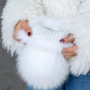 Oversized Fur Beanie, Fluffy Fox Fur Hat, Gray Real Fur Hat Women, Fur Winter Hat, Fuzzy Ladies Hats, Fur Accessories, Wife Birthday Gift
