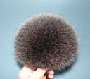 Real Fur Pom Pom, Mocha Brown Pompom for Hat, Furry Ball for Beanies, Detachable Pompon, Fluffy Pom Pons for Hat, Fox Fur Bommel
