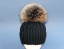 Raccoon fur pom pom, Real fur pompom for hat, Large pompoms, Detachable pompon, Fluffy ball, Brown raccoon fur pom pom, Fur bommel For DIY