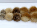 Real Fur Pom Pom for Hat, Fox Fur Pompoms, Furry Ball for Hat, Hat Decoration, Fluffy Bobbles, Fuzzy Bommel, Detachable Fox Fur Pompom Decor