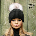 Real Fur Pom Pom, Beige Fluffy Pompom, Fox Tail Fur Pompom for Hat, Puff Fur Ball, Furry Bommel, Fuzzy Pompon, Real Fox Fur Pom Pon for DIY
