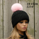 Fur Pompom for Hat, Detachable Light Pink Pompom, Genuine Fur Pom Pom, Fuzzy Bommel, Pink Pompoms, DIY Hat Decorations