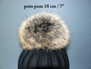 Raccoon fur pom pom, Real fur pompom for hat, Large pompoms, Detachable pompon, Fluffy ball, Brown raccoon fur pom pom, Fur bommel For DIY