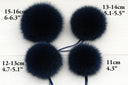 Blue fur pom pom, Real fox fur pompom for hat, Detachable pompoms, Fluffy fur ball, Fluffy pompom, real fur pom-pom, Fur accessories