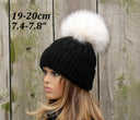 Cream Fur Pom Pom for Hat, Raccoon Fur Pompom, Knitted Hat Pom Pon, Furry Pompom, Removable Fluffy Pompon, Craft Accessory, Fuzzy Bommel