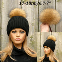 Fur pom pom Raccoon fur pompom Fur accessories Natural color fur raccoon Real fur Pompom hat Large pompoms Detachable pompom Fluffy pom pom