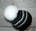 Fur pom pom, White fur pom pom for hat, Real fox fur pom, Large plush furry ball, Detachable pompom, Fluffy pompon, Fuzzy bommel