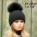 Black Raccoon Fur Pompom, Large Fuffy Pom Pom For Hat, Detachable Pompoms, Real Fur Pompons, Crafts Supplies, Fuzzy Bommel, Cute Hat Decor
