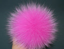 Fur pom pom, Pink fur pompom for hat, Real fox fur pom, Detachable pompom, Large Pom Pom, Gift Idea, DIY Gift, Fur Accessories